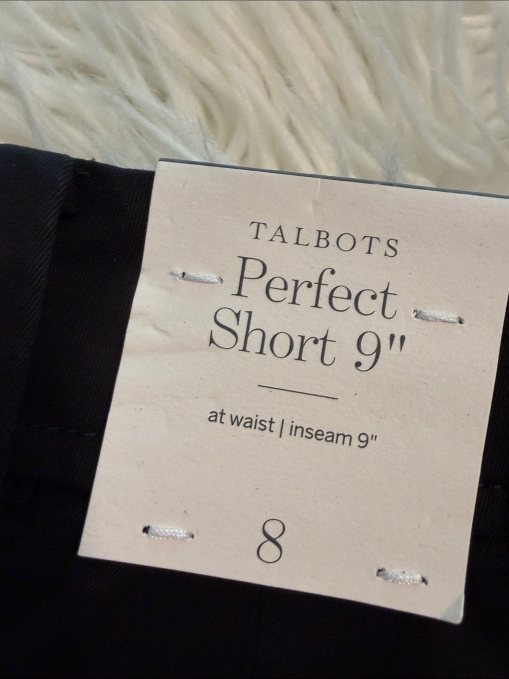 Talbots Black Women's Bermuda Shorts size 8 brand new inseam 9” waist 32” - Picture 8 of 8